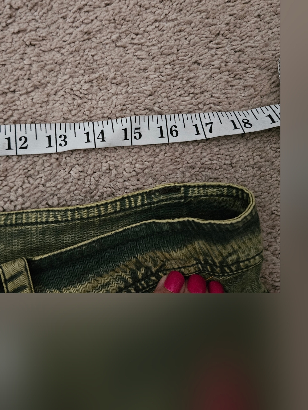 Free People Hot In It Olive Green Cargo Crop Pants - Picture 9 of 9